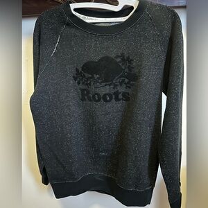 Roots Women's Charcoal Crew Neck Sweater
